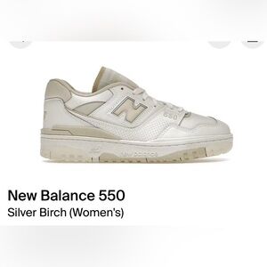 New Balance 550 Women's Shoes - Silver Birch